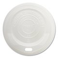 World Centric PLA Lids for Hot Cups, Fits 8 oz Cups, White, 1000PK CULCS8